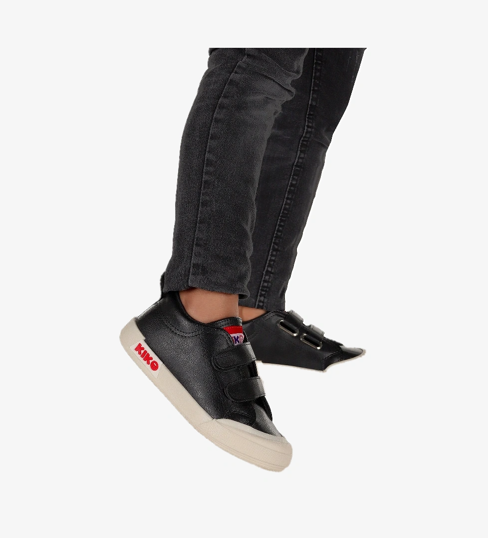 Kiko Kids Kiko Kids Suba Cırtlı Termo Taban Erkek Çocuk Günlük Spor Ayakkabı Siyah Sneaker | Flo Siyah - 1. görsel