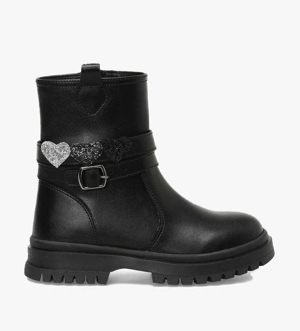 Polaris Polaris PUSPE.F4PR Siyah Kız Çocuk Biker Bot | Flo Siyah - 1. görsel