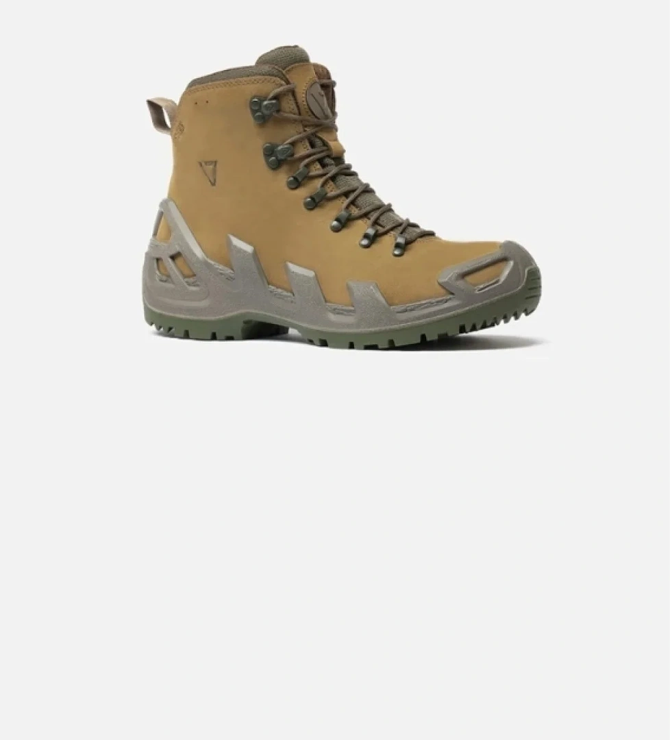 1240 V-Clutch Pro Mid Nubuk Haki Erkek Bot - Görsel 1