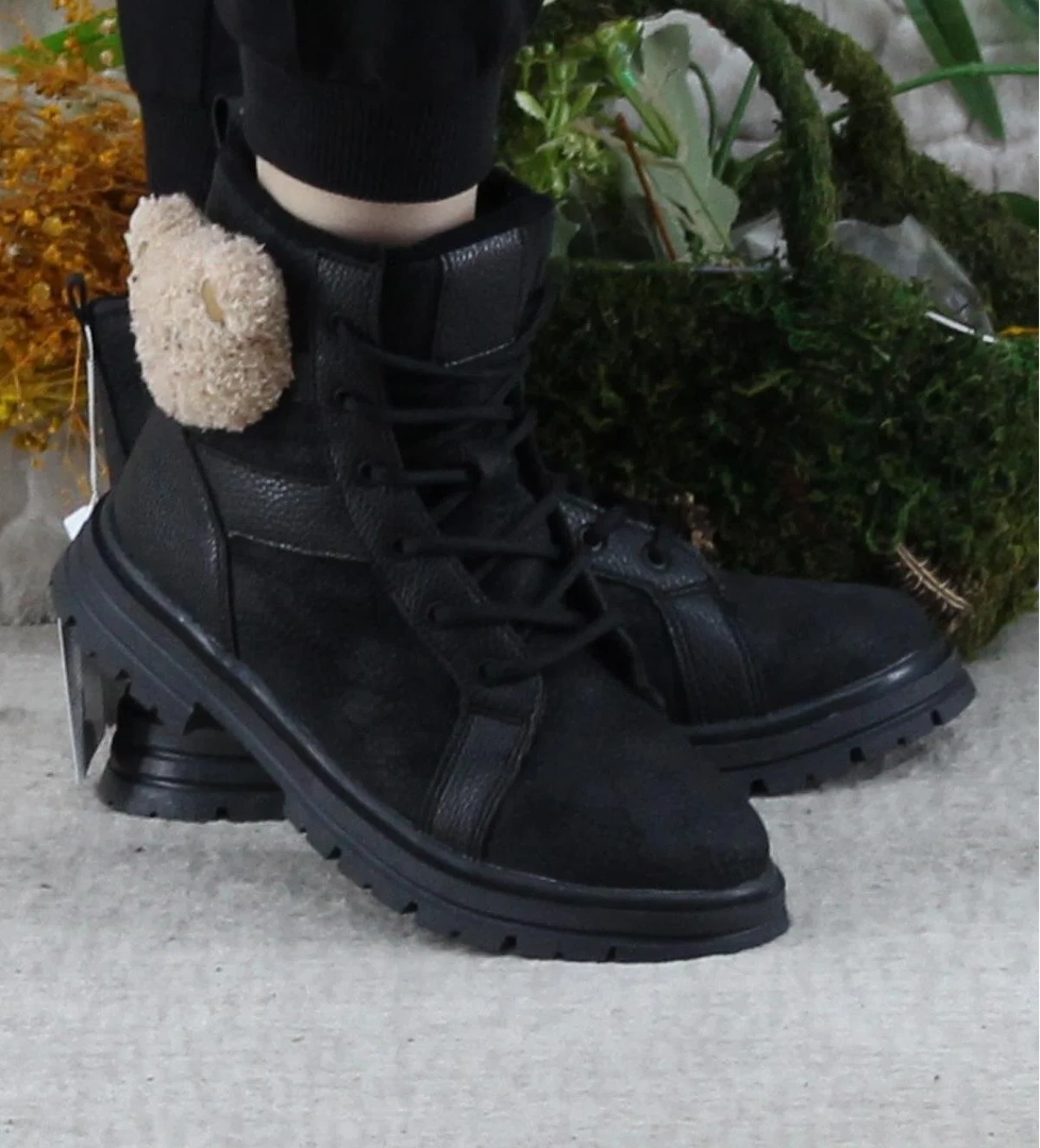 Cool Luno Rahat Sıcak Astar Kaymaz Taban Kız Çocuk Bot