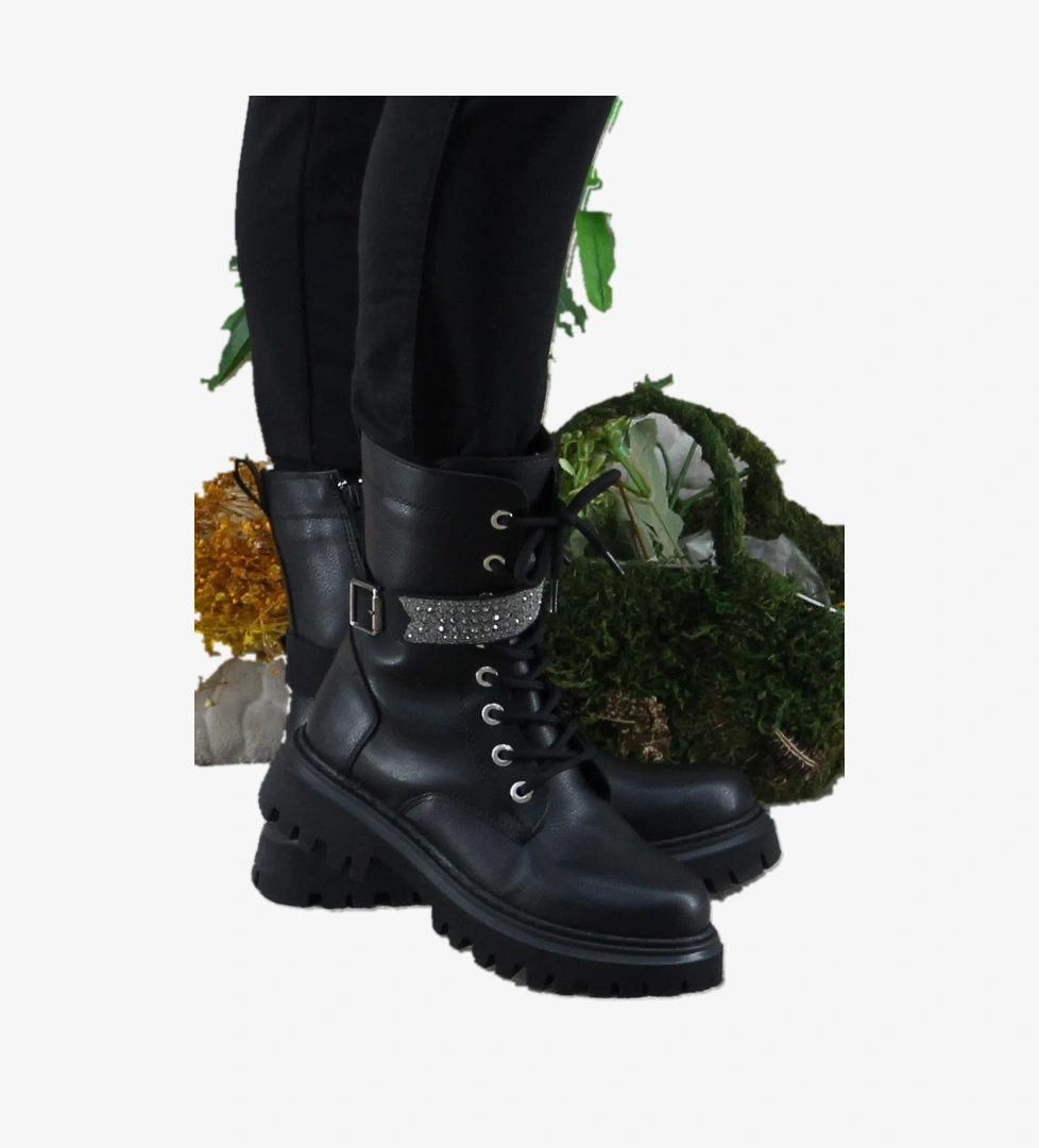 35102 Anatomik Sıcak Astar Kaymaz Taban Postal Kız Çocuk Bot - Görsel 1