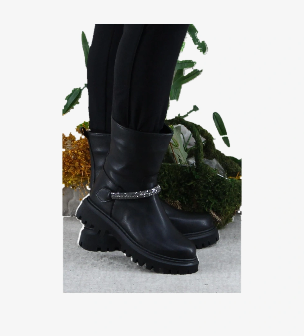 Mehmet Mete 35445 Anatomik Sıcak Astar Kaymaz Taban Kız Çocuk Bot Çizme - Görsel 1