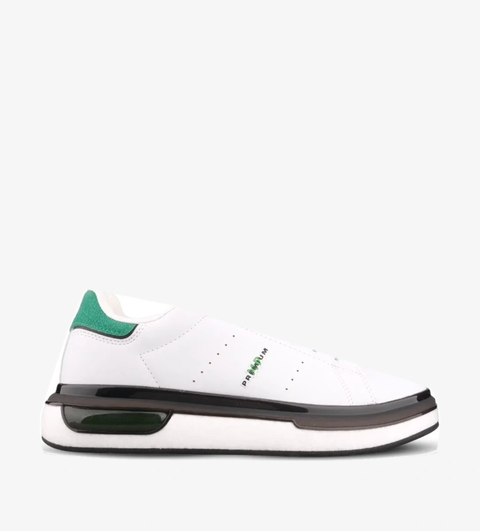 M.p Erkek Sneaker - Beyaz-Yeşil, model görseli