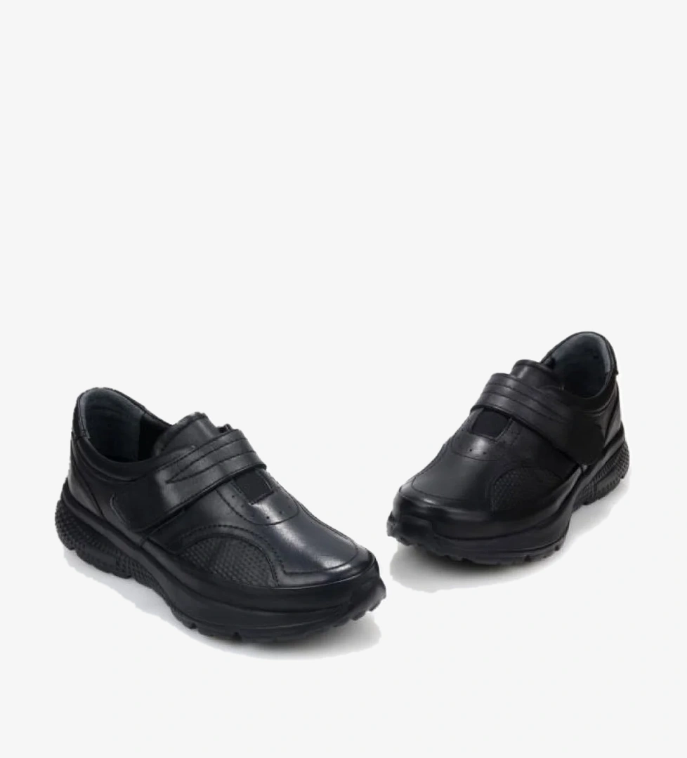 039 Ortopedik Kadın Günlük Hakiki Deri Ayakkabı - Görsel 1