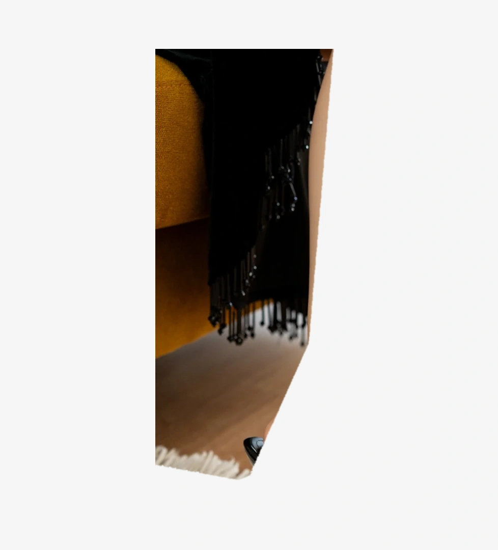 Renita Siyah Rugan Yanı Tokalı (8 cm) Sivri Burun Topuklu Ayakkabı