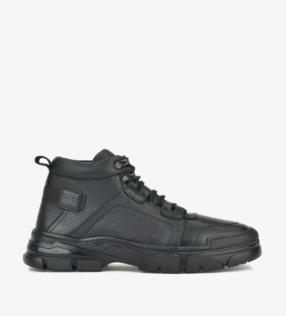 Erkek Hakiki Deri Bot 1431040ZK2311 Siyah - Görsel 1