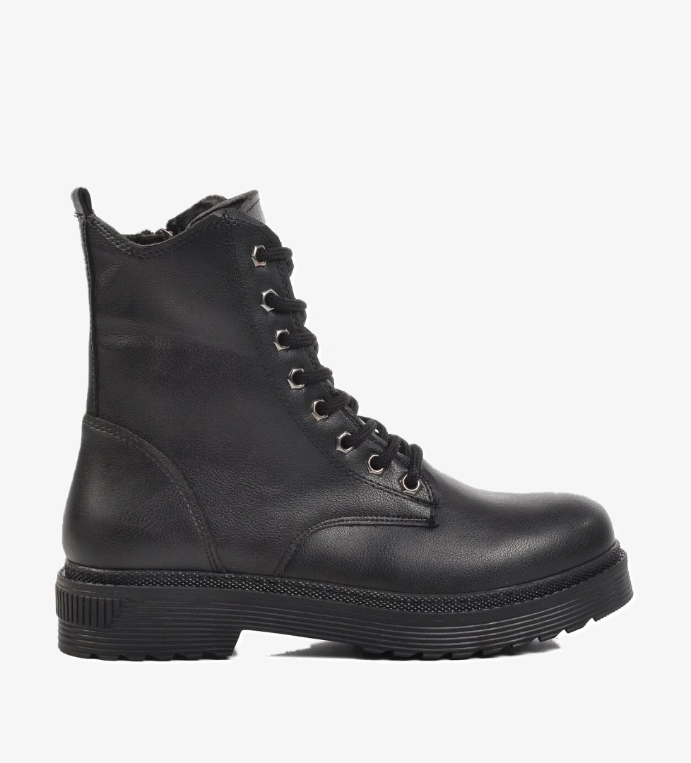 525343 Siyah Cilt İçi Polarlı Kadın Bot