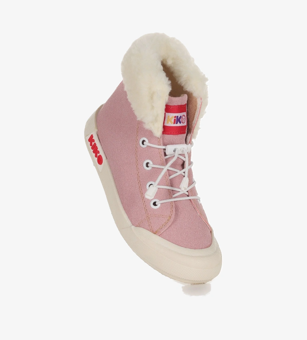 Tigge Günlük Lastikli Kız Çocuk Bot Ayakkabı Pudra - Görsel 1