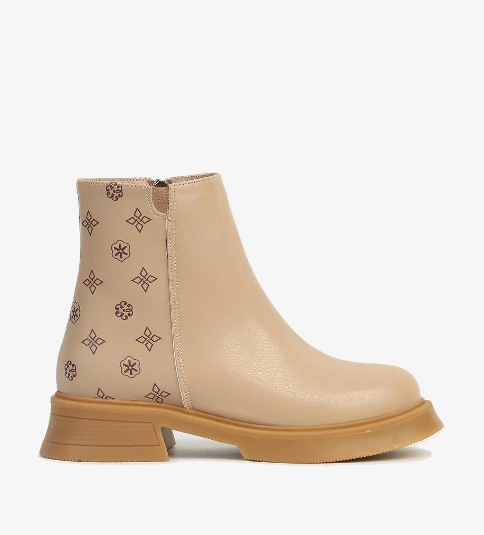 Pierre Cardin Pierre ® | Cardin Siyah Kadın Bej Pc-54134 Bot model görseli