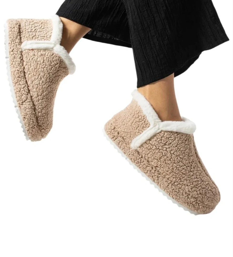 Kadın Panduf | Ev Botu | Ev Ayakkabısı Eva Kalın Hafif Kaymaz Taban BEJ - Görsel 1