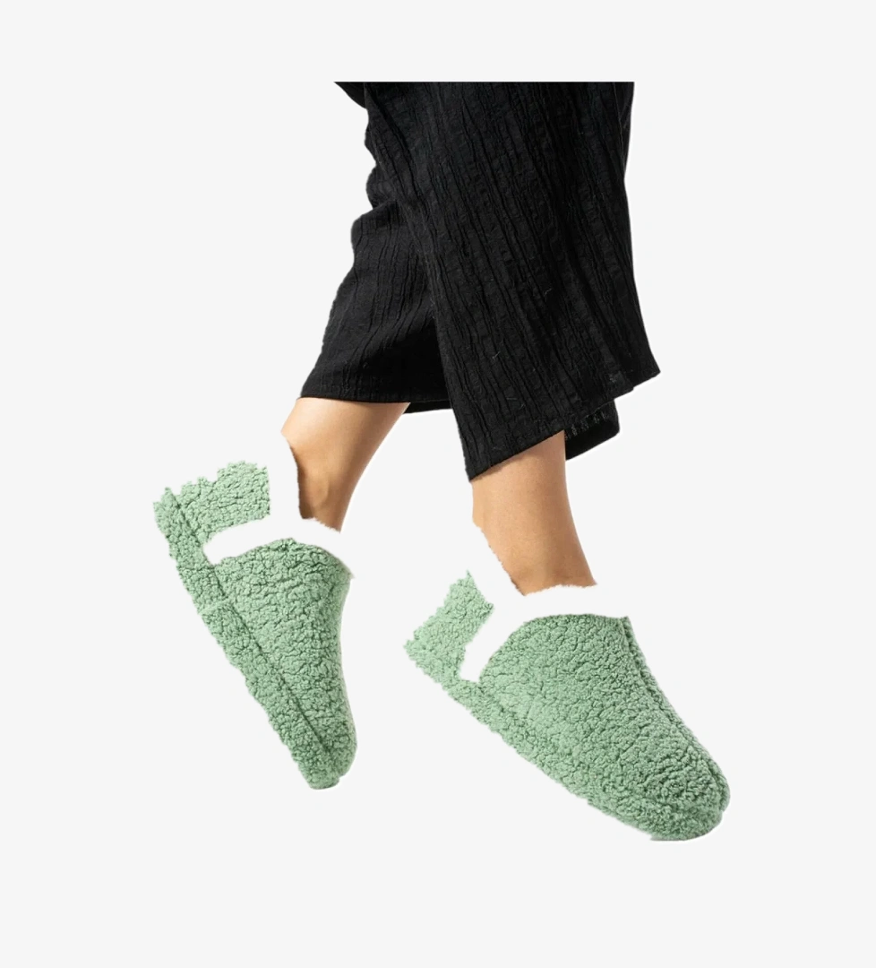 Kadın Panduf | Ev Botu | Ev Ayakkabısı Eva Kalın Hafif Kaymaz Taban YEŞİL