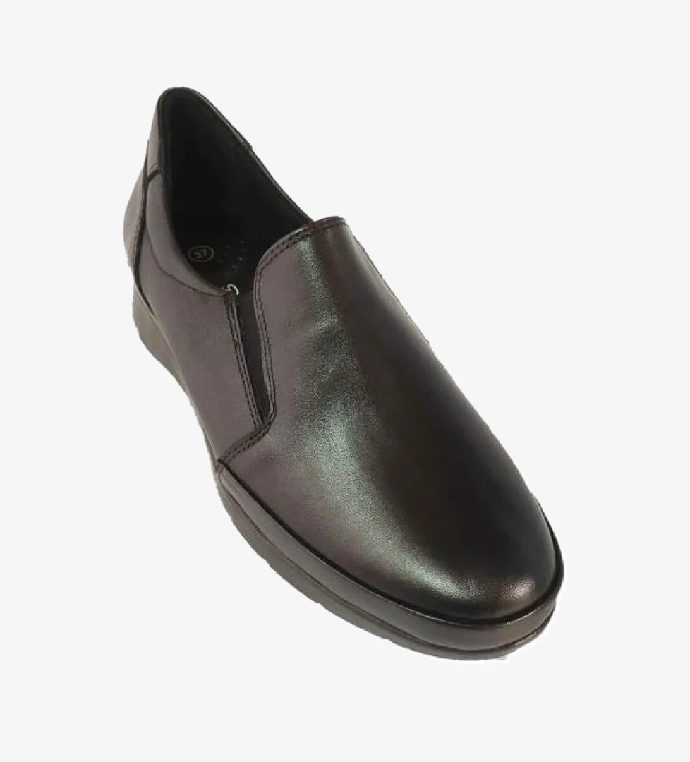 Scavia 401-24 Hakiki Deri Anatomik Lastikli Casual Kadın Ayakkabı - Görsel 1