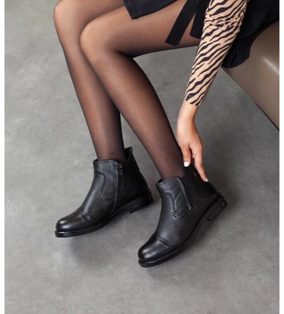 Venüs Bilger Hakiki Deri Kaymaz Taban Ortopedik Kadın Bot model görseli