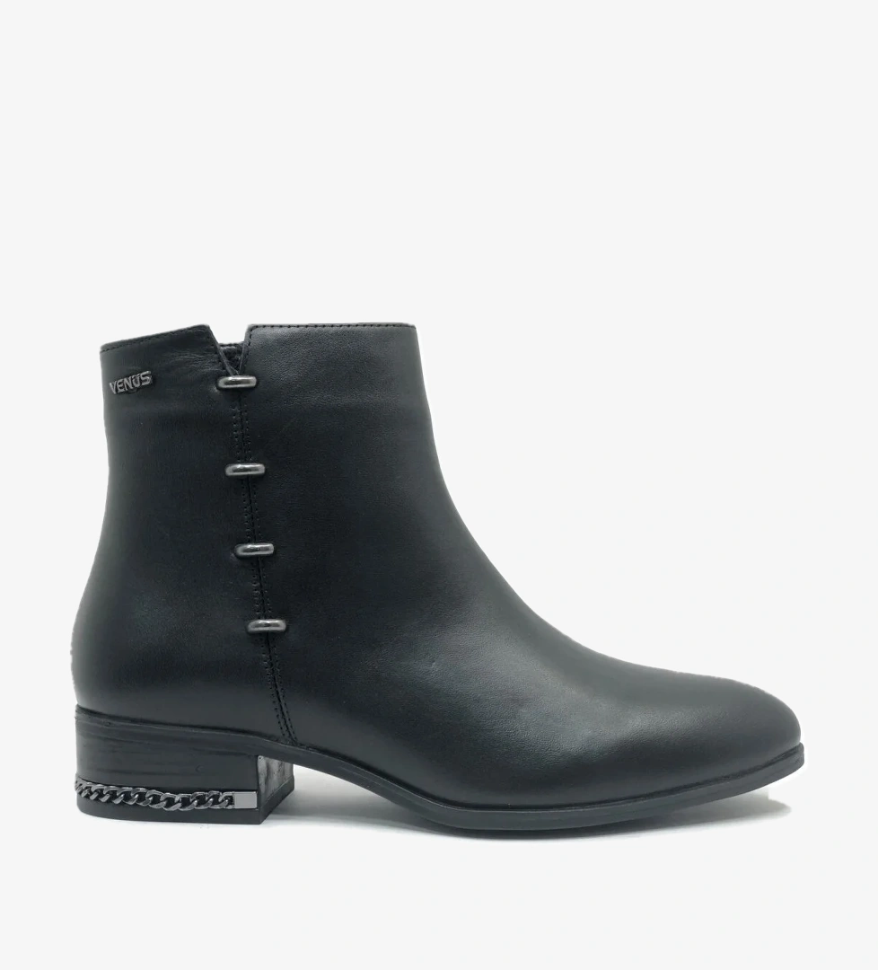 Venüs Ruvey Hakiki Deri Düz Kaymaz Taban Ortopedik Kadın Bot model görseli