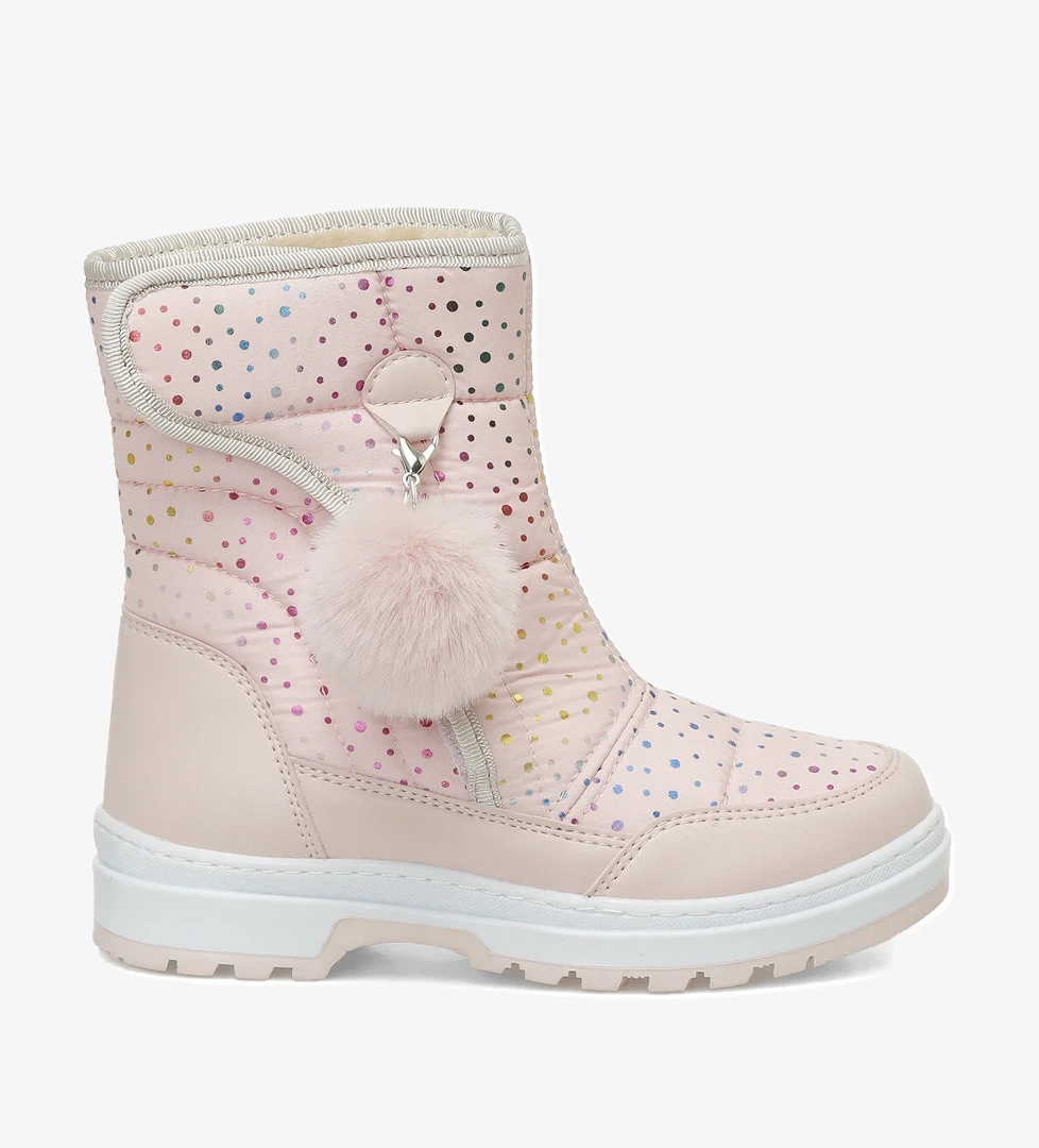 MOSTEN F 4PR Pudra Kız Çocuk Çizme - Görsel 1