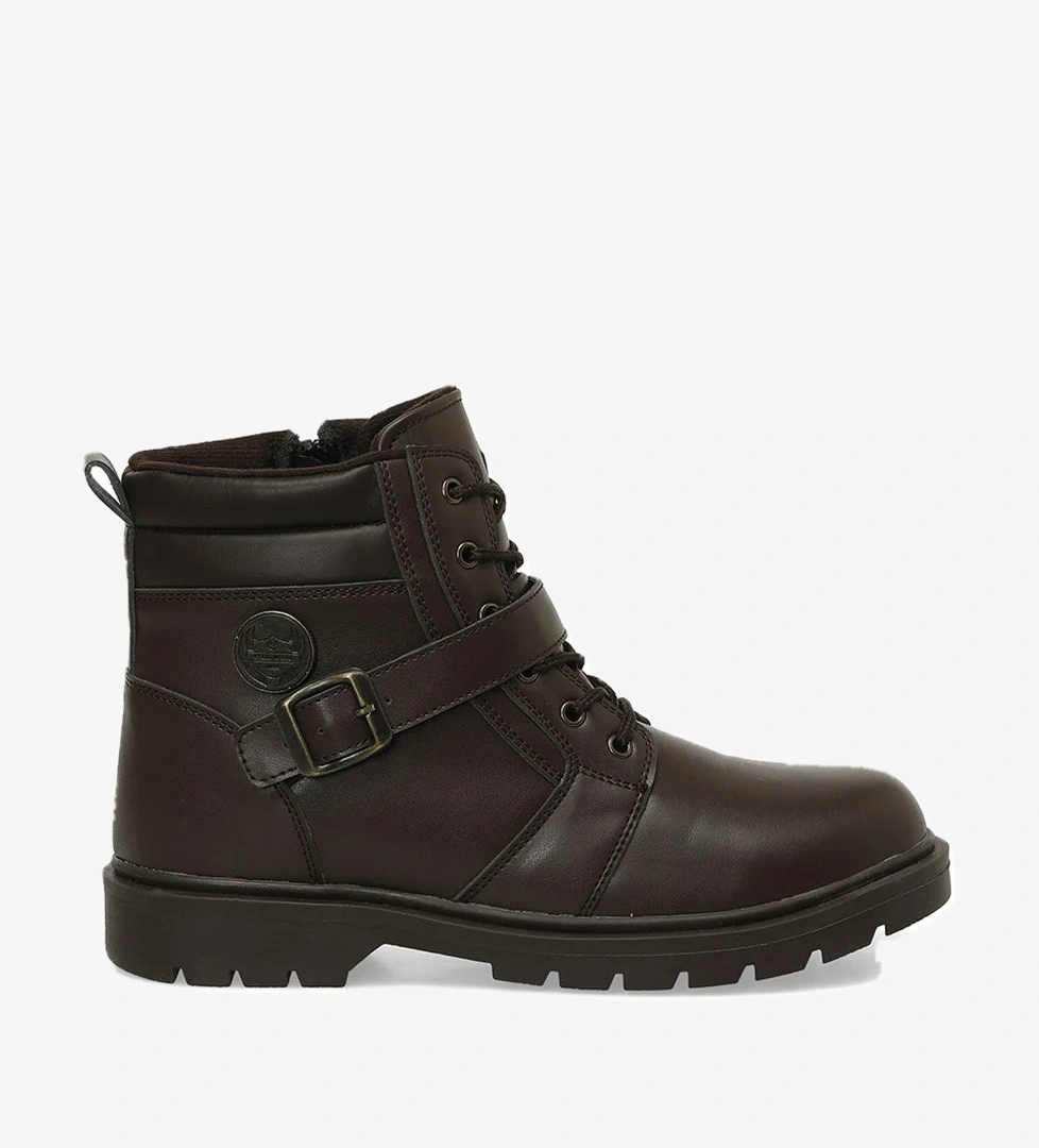 SIMO G 4PR Kahverengi Erkek Çocuk Biker Bot - Görsel 1