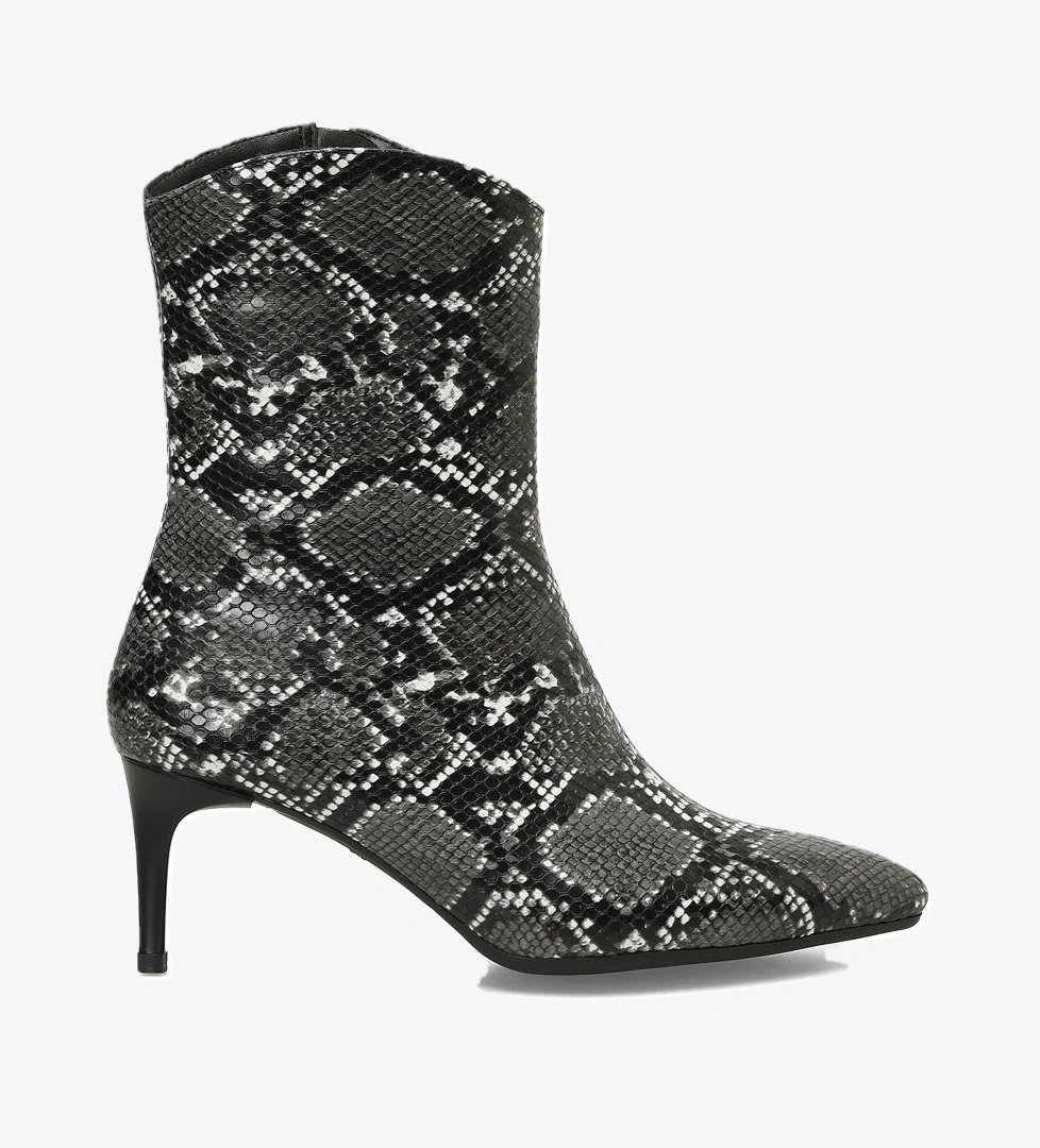 RUFUS 4PR Siyah Kadın Topuklu Bot - Görsel 1