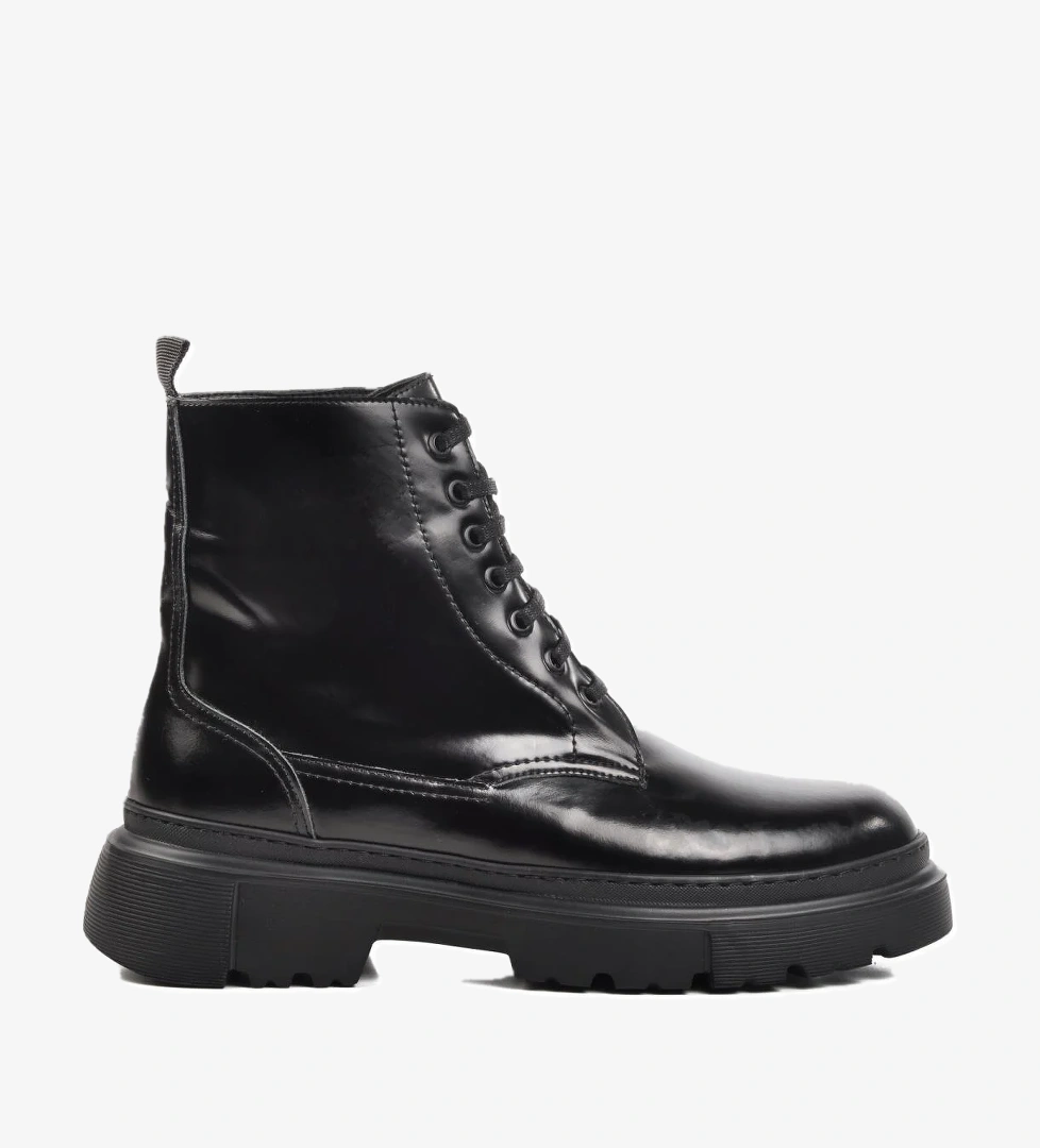 Ayakmod Premium 1651 Siyah Açma Hakiki Deri Erkek Bot model görseli