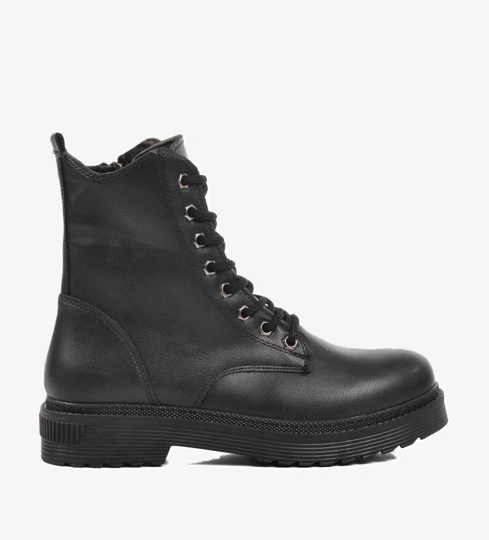 525343 Siyah Cilt İçi Polarlı Kadın Bot