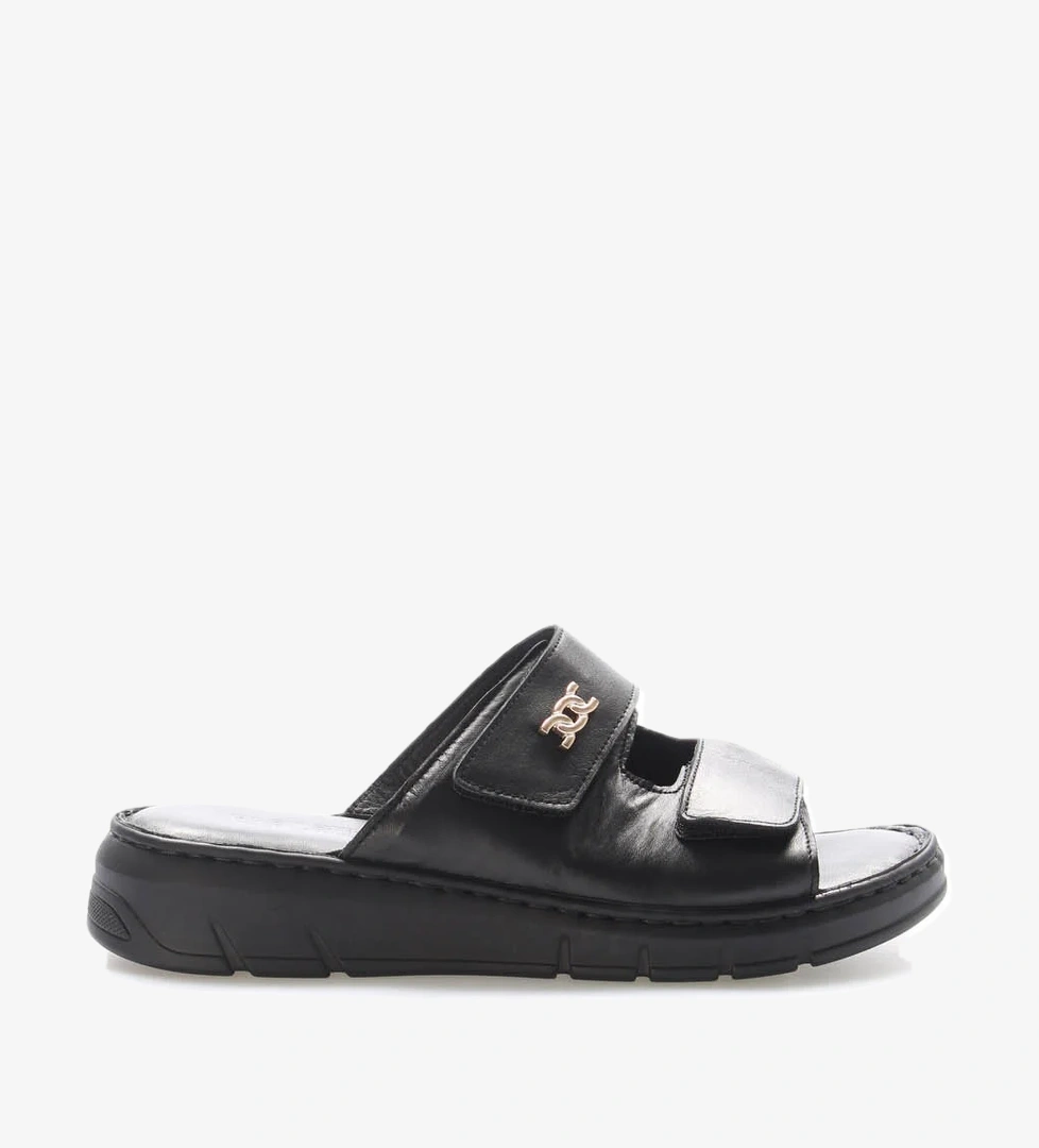 Hakiki Deri Kadın Dolgu Topuk Terlik 621ZA1099