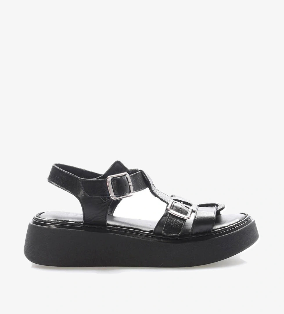 Fast Step Hakiki Deri Kadın Klasik Sandalet 621za1169 model görseli