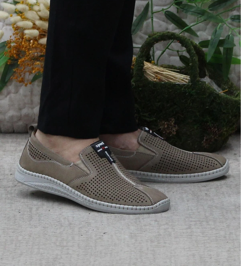 Mehmet Mete 1119 Kum Nubuk Hakiki Deri Erkek Ayakkabı model görseli