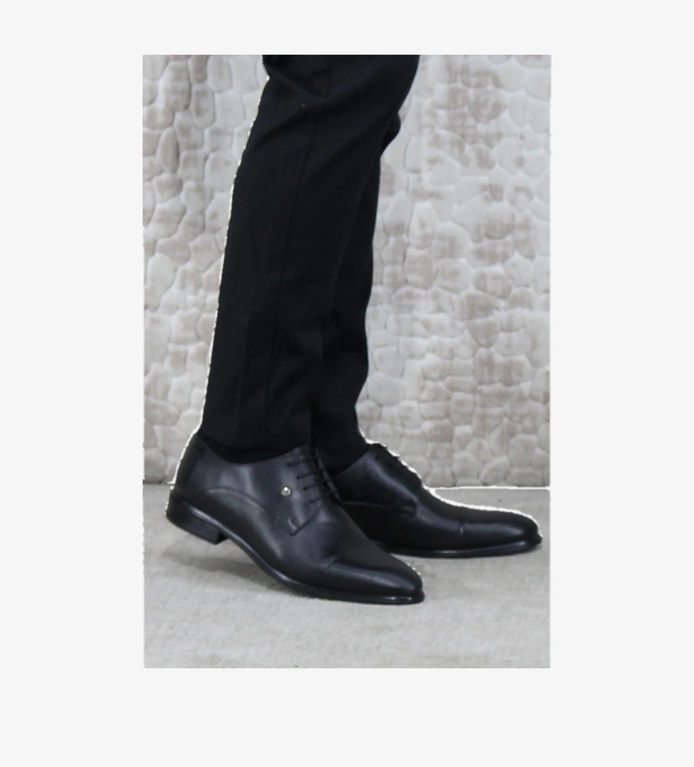 320630 İç Ve Dış Orijinal Hakiki Deri Klasik Ayakkabı Erkek Ayakkabı - Görsel 1