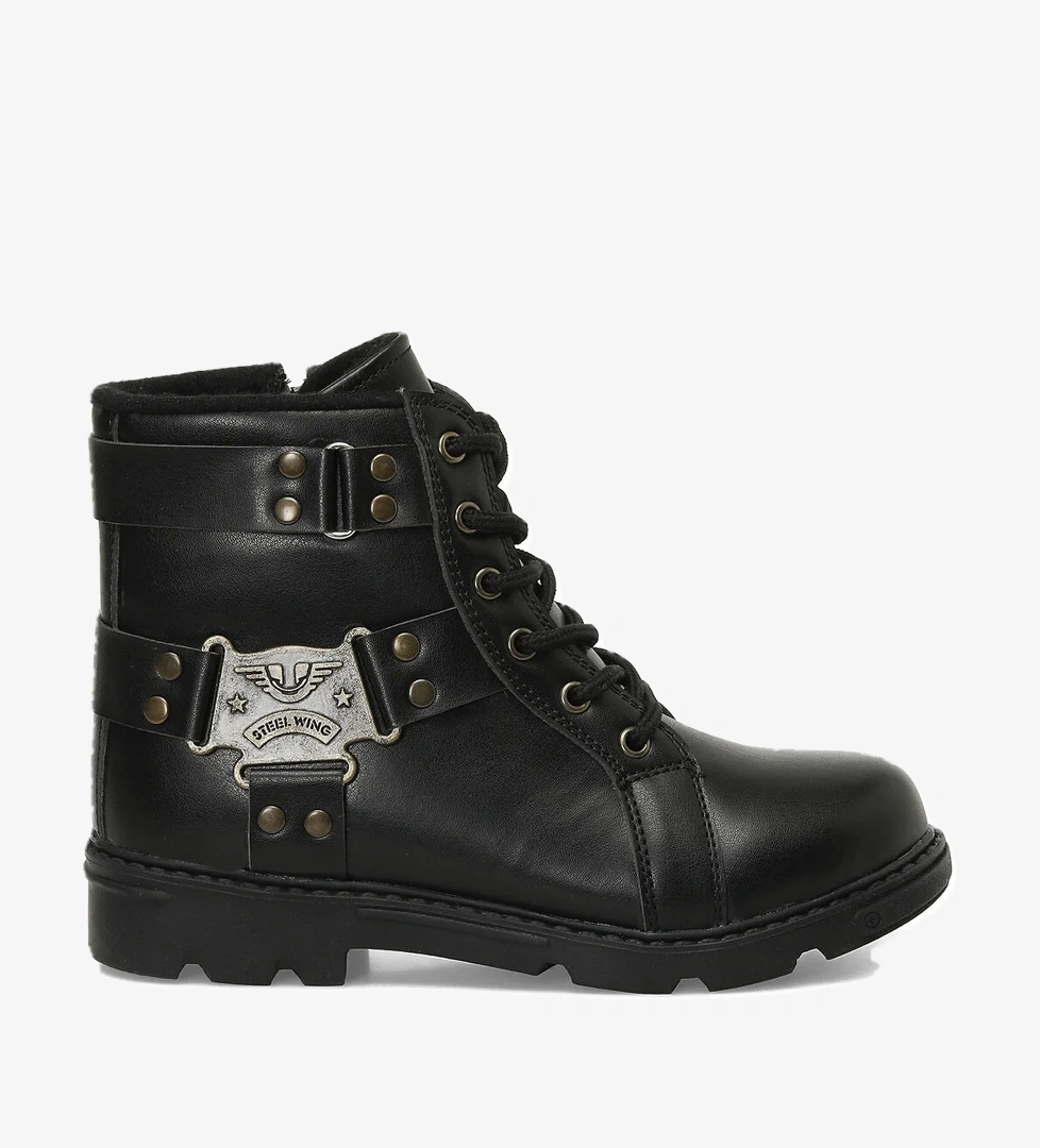 Kinetix CHROMIS F 4PR Siyah Erkek Çocuk Biker Bot - Görsel 1