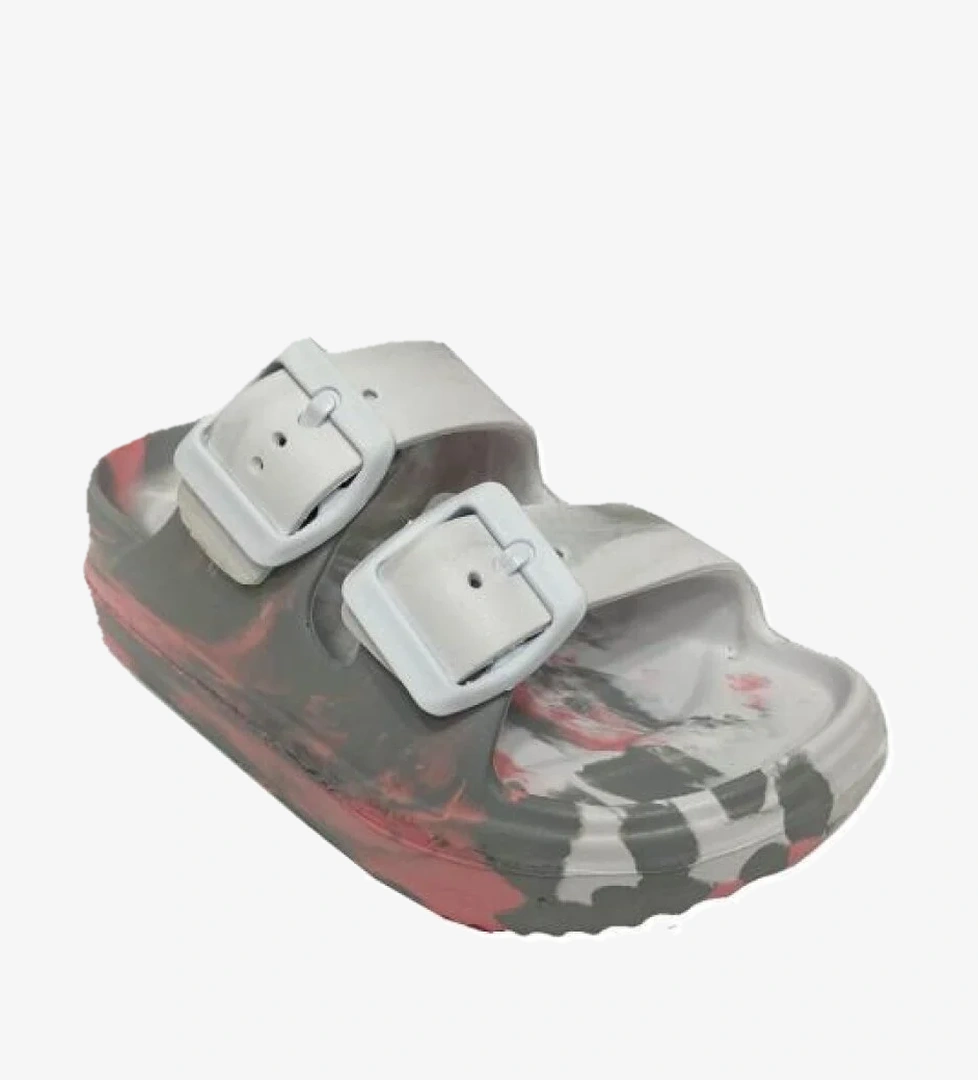 Ayfox 1006-24 Suya Dayanıklı Kız Çocuk Terlik 26-30 Gri Beyaz Pembe model görseli