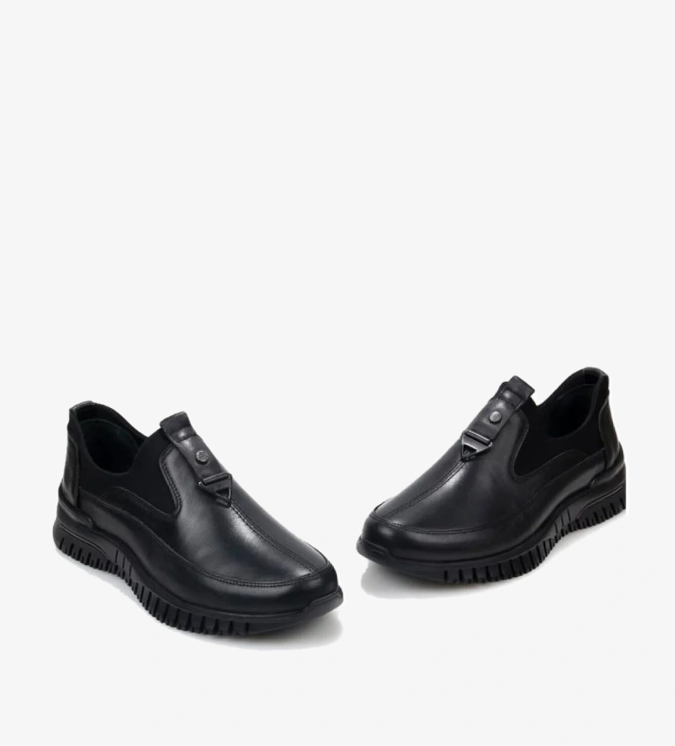 043-S Ortopedik Kadın Günlük Deri Ayakkabı