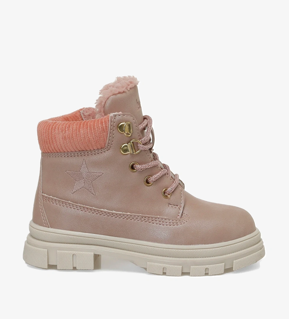 LEOW 4PR Pembe Kız Çocuk Worker Bot - Görsel 1