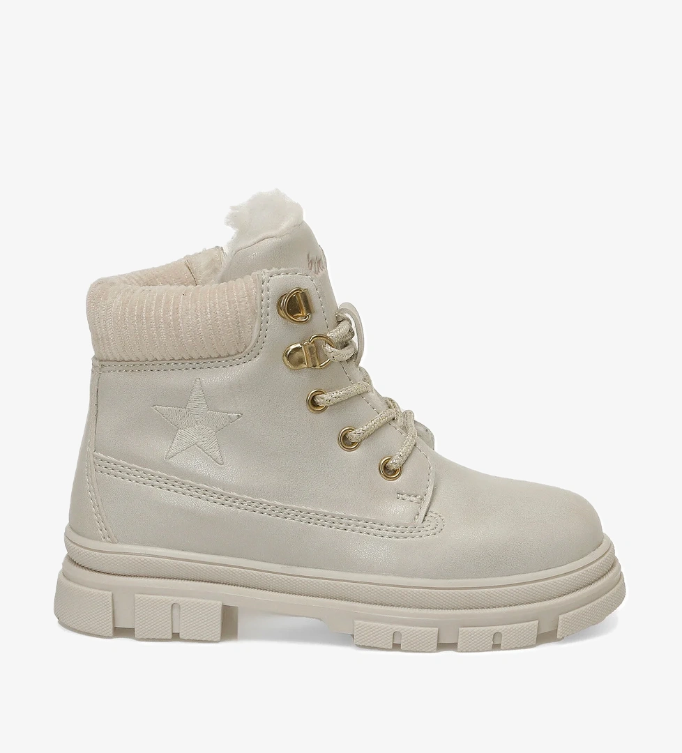 Kinetix Kinetix Bej LEOW 4PR Krem Kız Çocuk Worker Bot | Flo Bej - 1. görsel