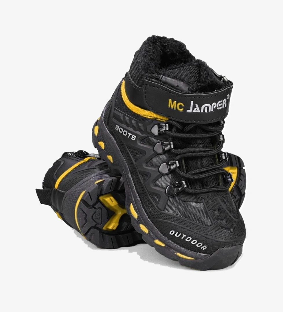 1831 Patik Erkek Çocuk Outdoor Bot Siyah - Görsel 1