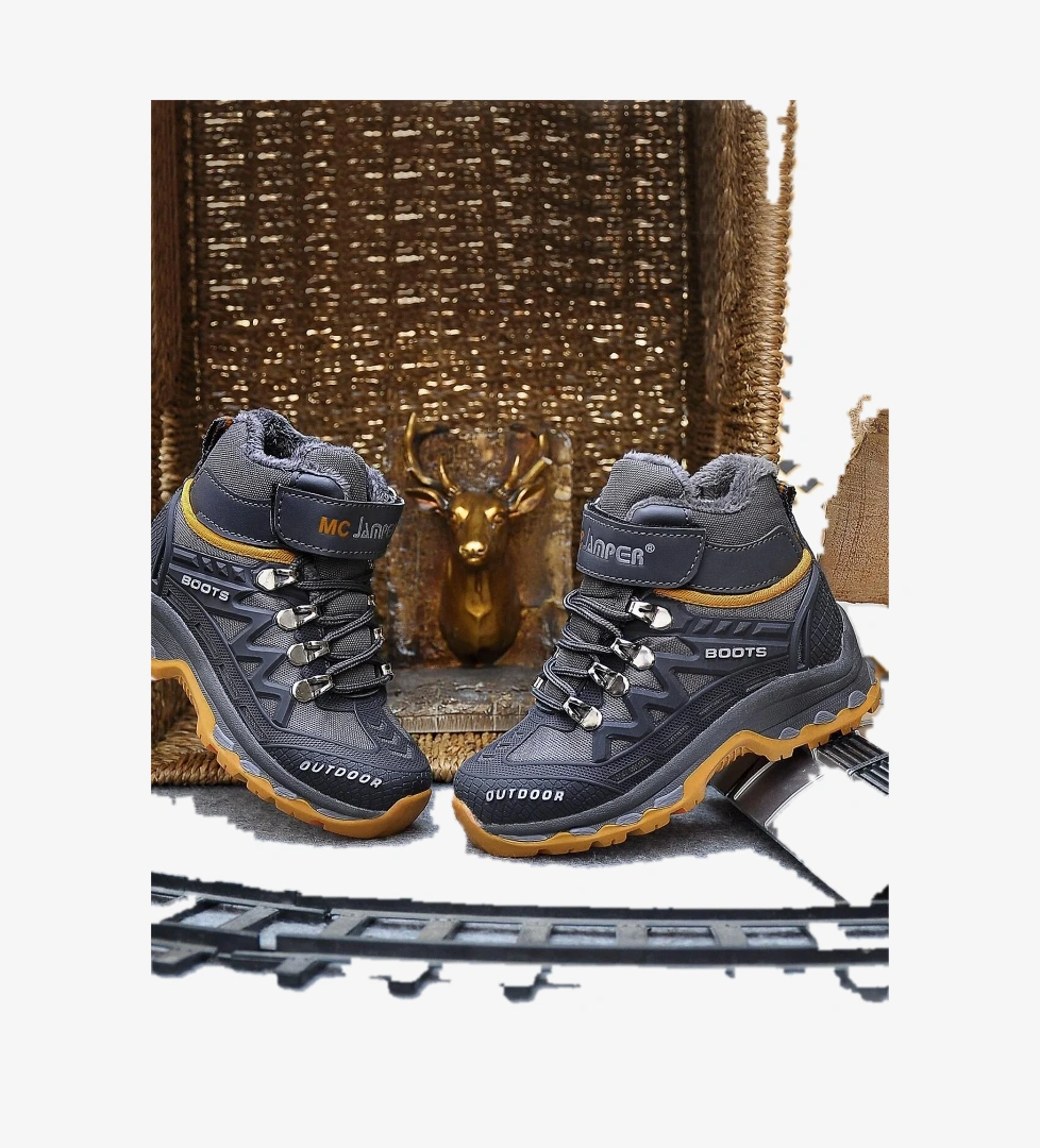 1831 Patik Erkek Çocuk Outdoor Bot Füme - Görsel 1