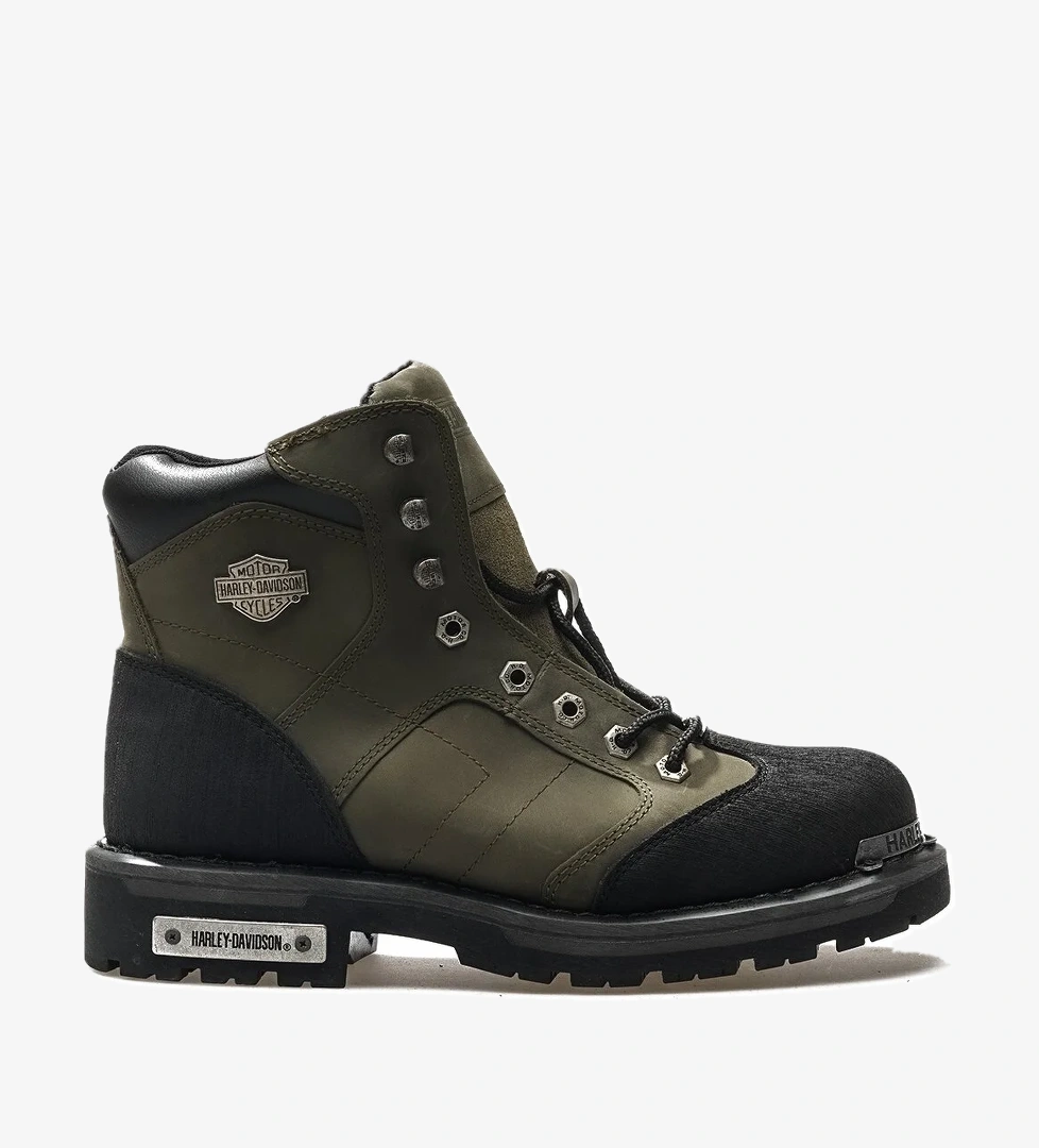 Harley Davidson Unısex Hakiki Deri Günlük Bot (40-45) 22k Clemente M Yeşil Nubuk model görseli