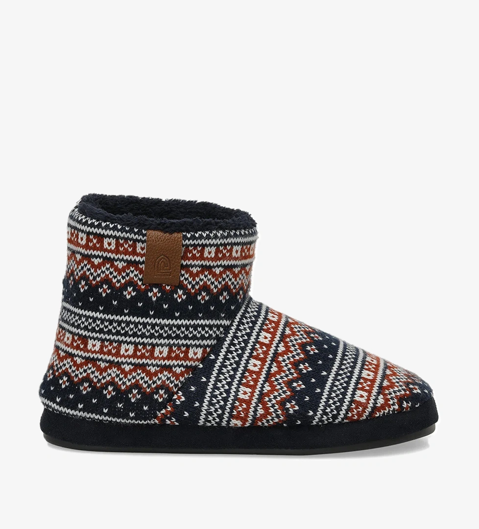 Polaris 608113.M4PR Lacivert Erkek Panduf - Görsel 1