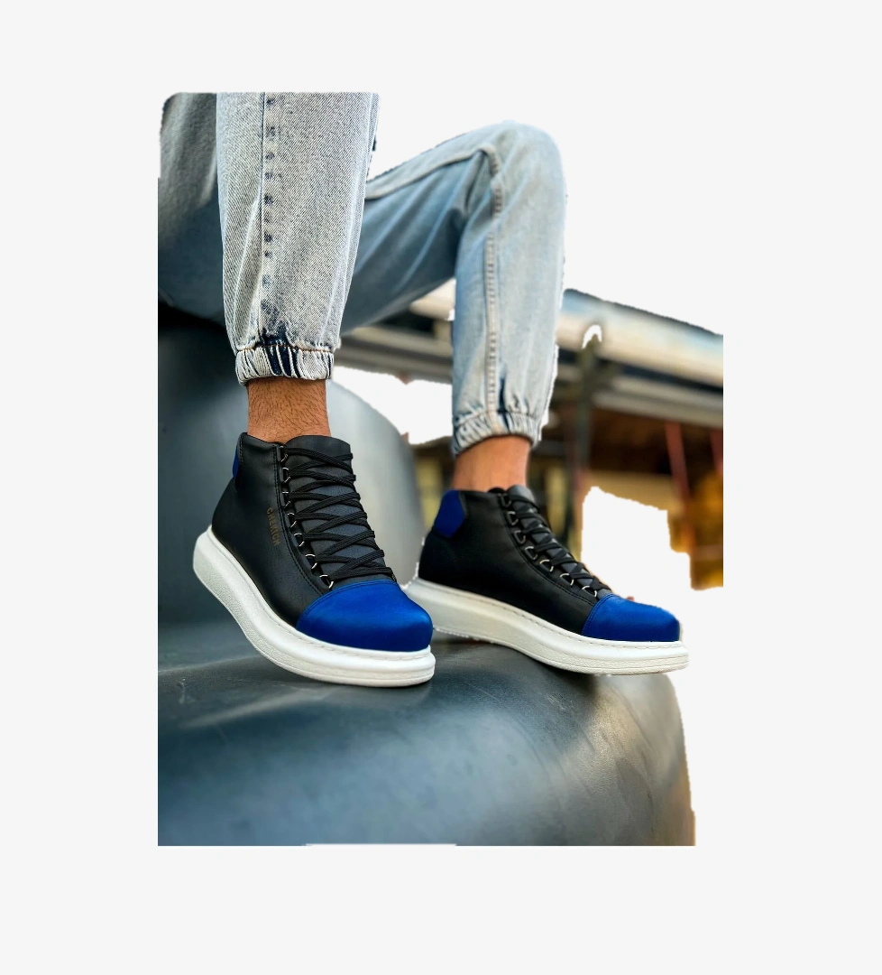 Chekich CH258 GBT Roma Colourful Erkek Bot SIYAH/SAX MAVI model görseli