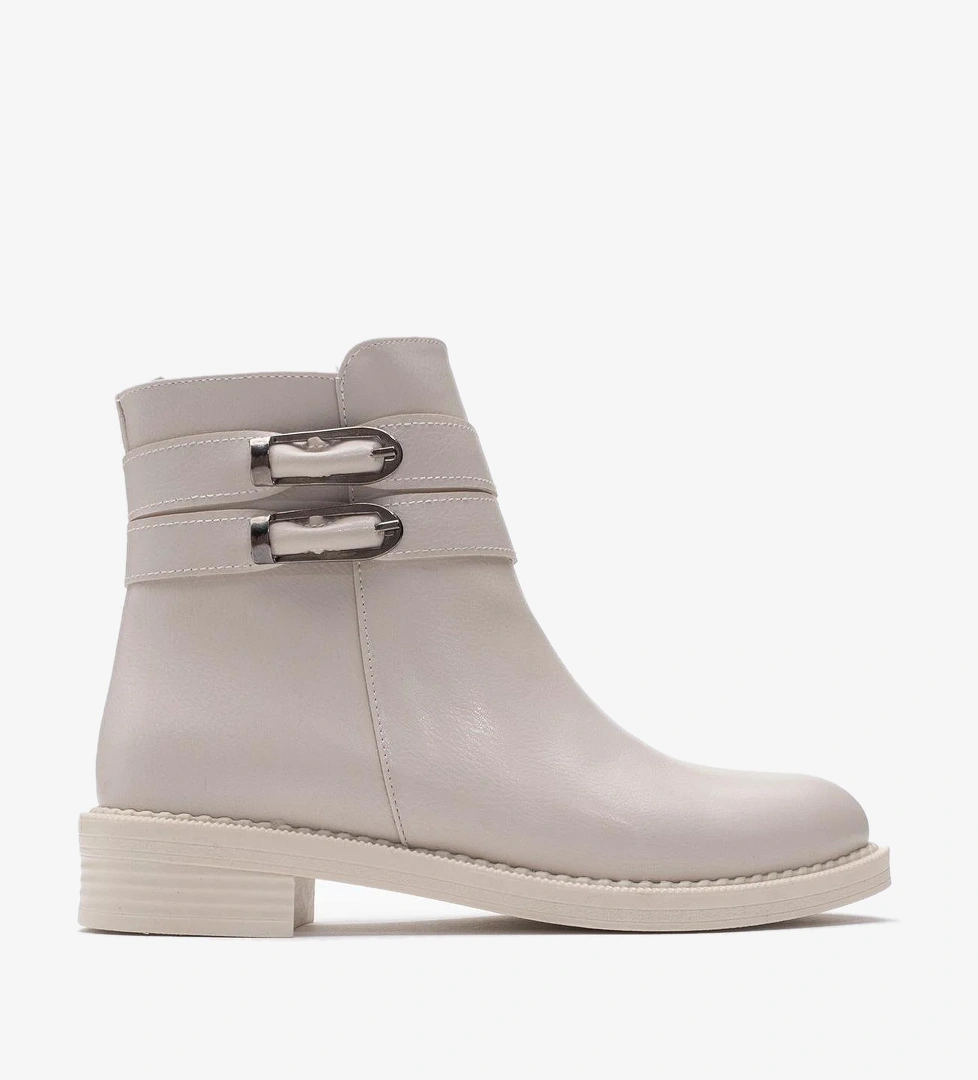 Kadın Kaydırmaz Kemerli Bot TEN CİLT