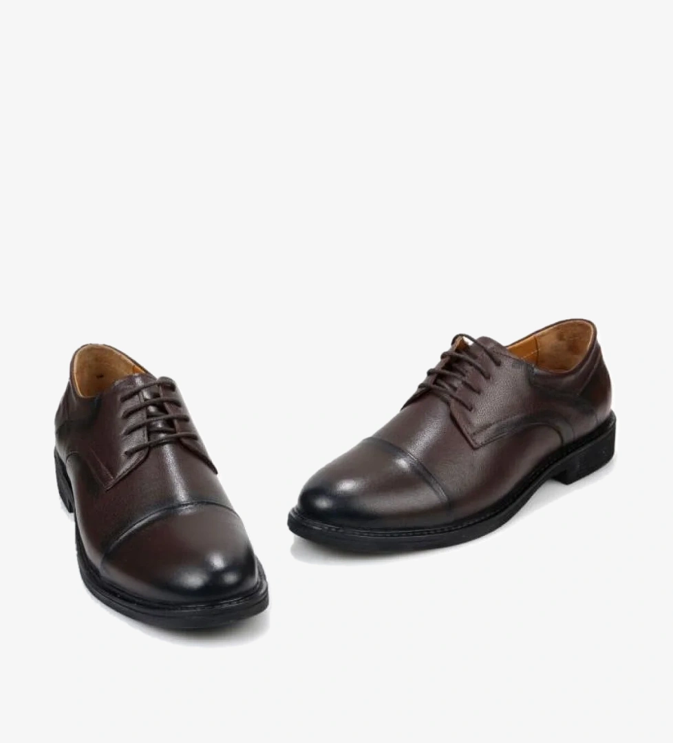 Papuçcity Bzky 806 Ortopedik Erkek Günlük Deri Ayakkabı model görseli