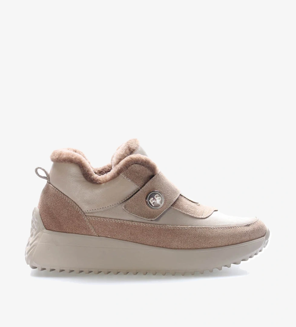 Fast Step Hakiki Deri Kürklü Kadın Casual Ayakkabı 136kza910 model görseli