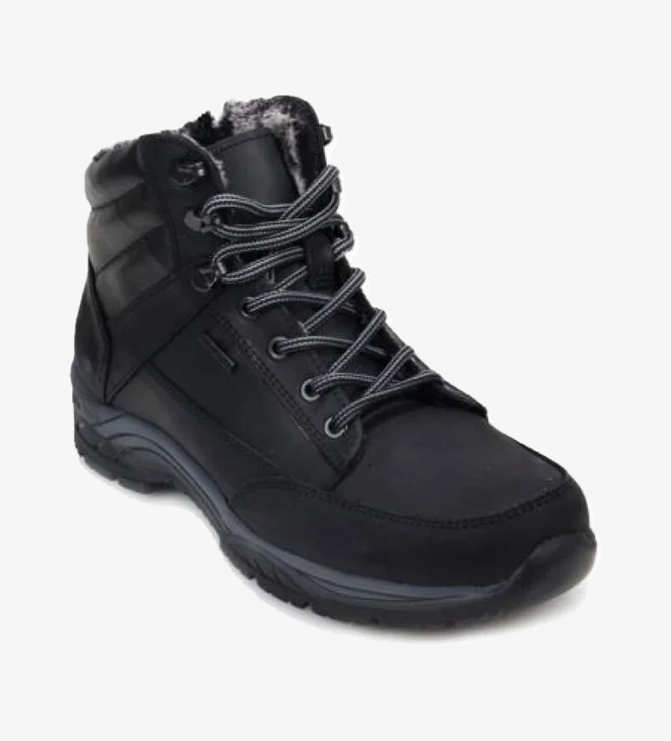 406 Ortopedik Erkek Çocuk Kürklü Deri Bot