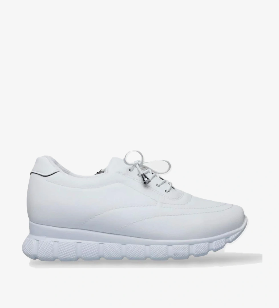 Kadın Günlük Rahat Comfort Taban Spor Sneaker Ayakkabı BEYAZ