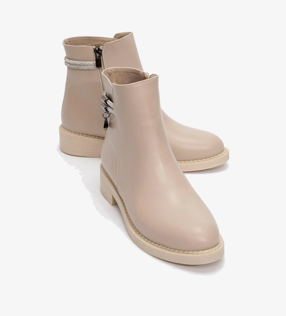 Ccway Kaydırmaz Taşlı Bot TEN CİLT model görseli