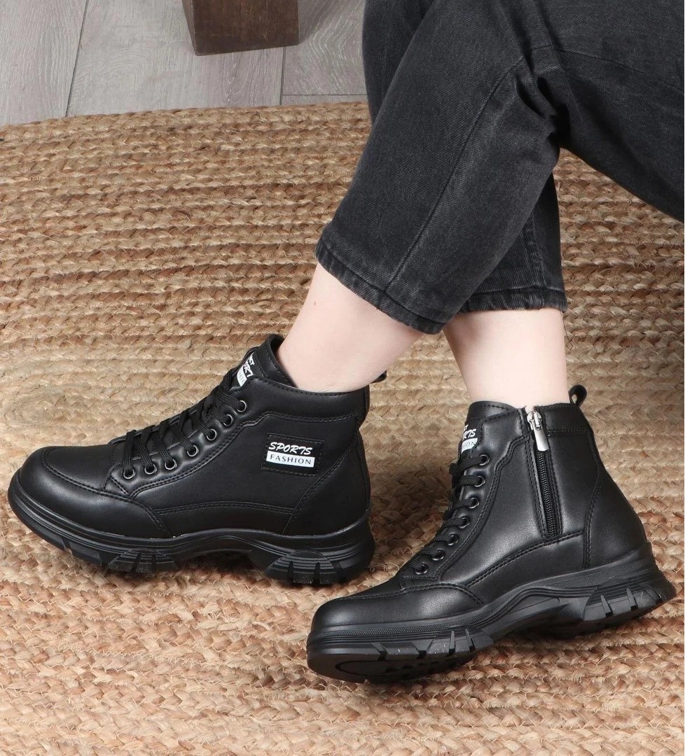 Papuç Sepeti 4222 Sıcak Astar Kaymaz Taban Kadın Bot model görseli