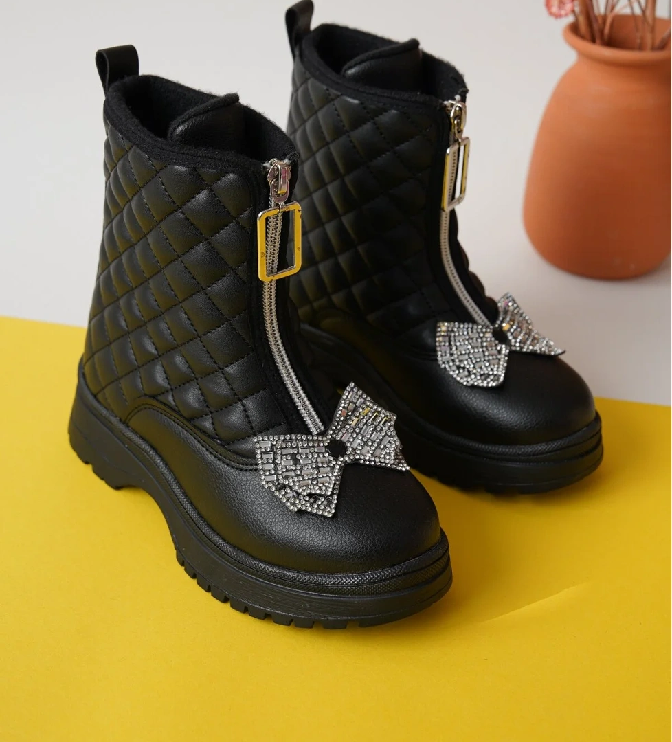 Garantili D083 Günlük Ortopedik Kız Çocuk Soğuk Geçirmez Bot