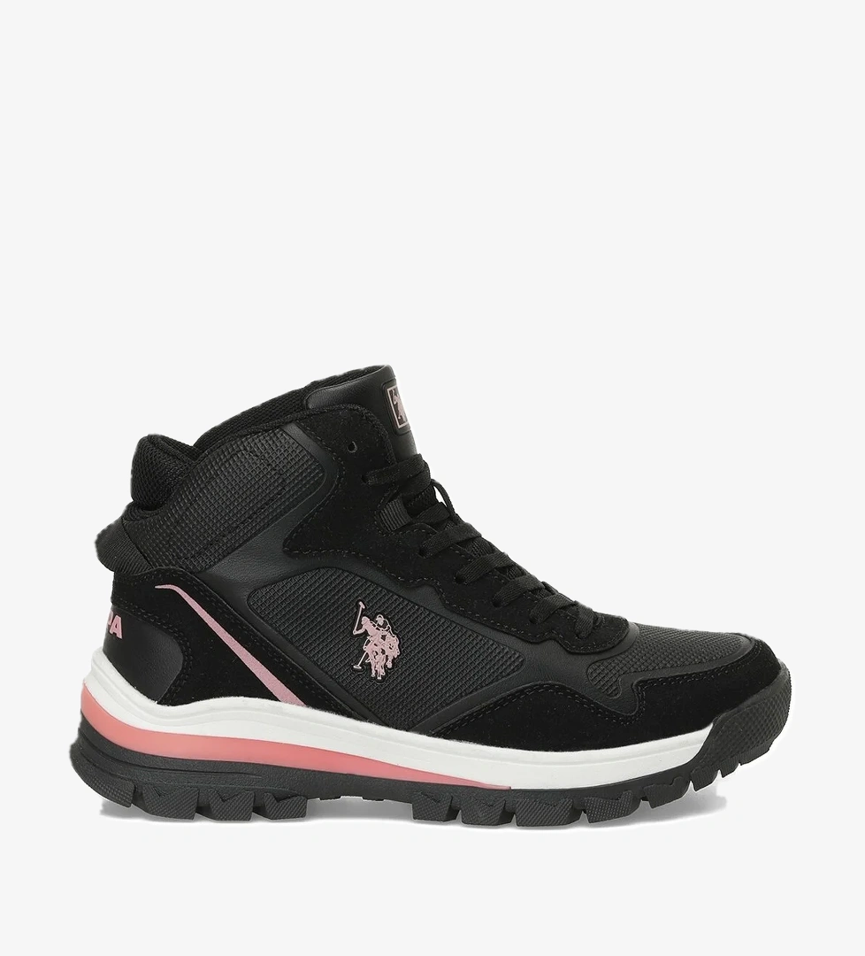 U.S. Polo Assn. SAGAN HI WMN GLB 4PR Siyah Kadın Outdoor Bot - Görsel 1