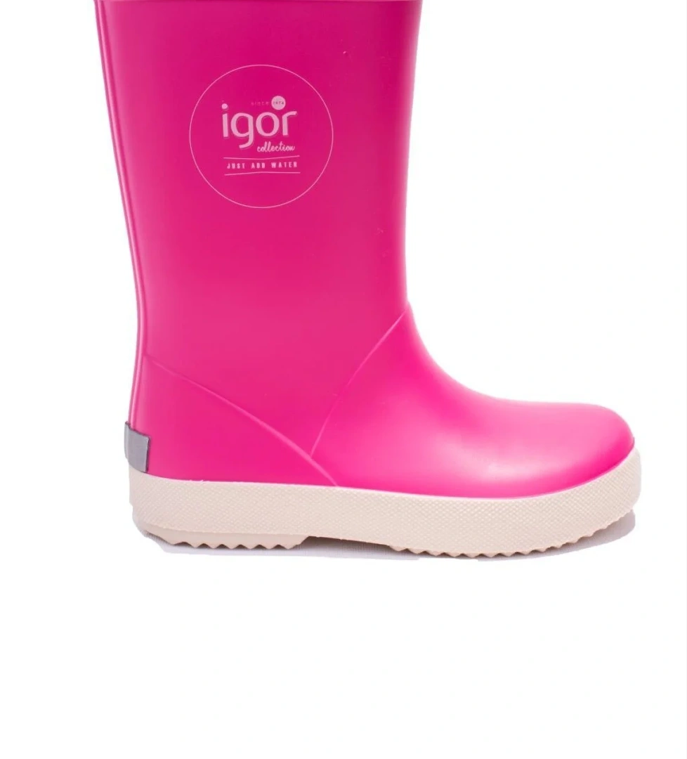 Igor İgor W10207 Splash Nautico Borreguito Fuşya Ortopedik Kürklü Kız Çocuk Yağmur Çizme model görseli