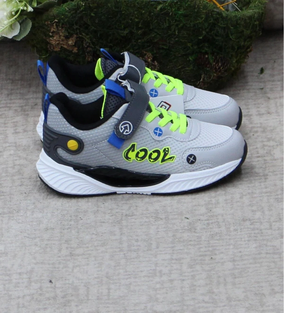 Fort Cool Elvis Gri Anatomik Hafif Rahat Erkek Çocuk Ayakkabı model görseli