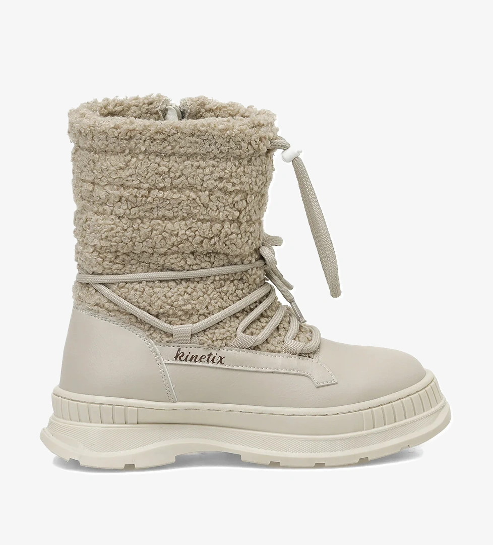 Kinetix META 4PR Krem Kız Çocuk Kar Botu - Görsel 1