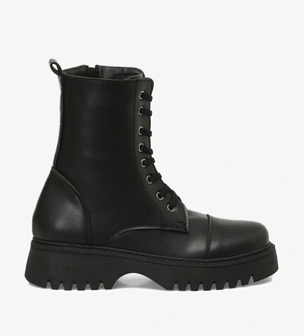 Butigo Butigo MERLIN 4PR Siyah Kadın Rock Bot Flo'da! Siyah - 1. görsel